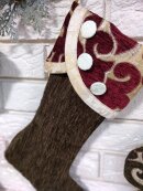 Christmas stockings bordo
